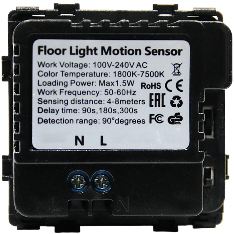 Modul LED-Wand-Treppenleuchte Mit Bewegungsmelder Gold Für Rahmen MIUUN