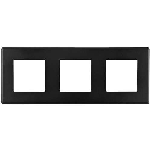 Dreifachrahmen Kunststoff Schwarz Für Module MIUUN