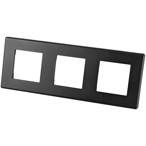 Dreifachrahmen Kunststoff Schwarz Für Module MIUUN
