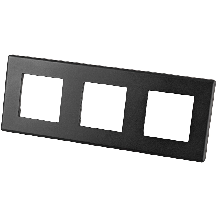 Dreifachrahmen Kunststoff Schwarz Für Module MIUUN