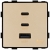 Modul Steckdose Dreifache USB-Ladesteckdose USB A+C+C 65W Gold Für Rahmen