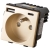 Modul Steckdose Mit Erdungsstift Gold Und Doppelte USB-Ladesteckdose 20W Typ A+C Für Rahmen MIUUN