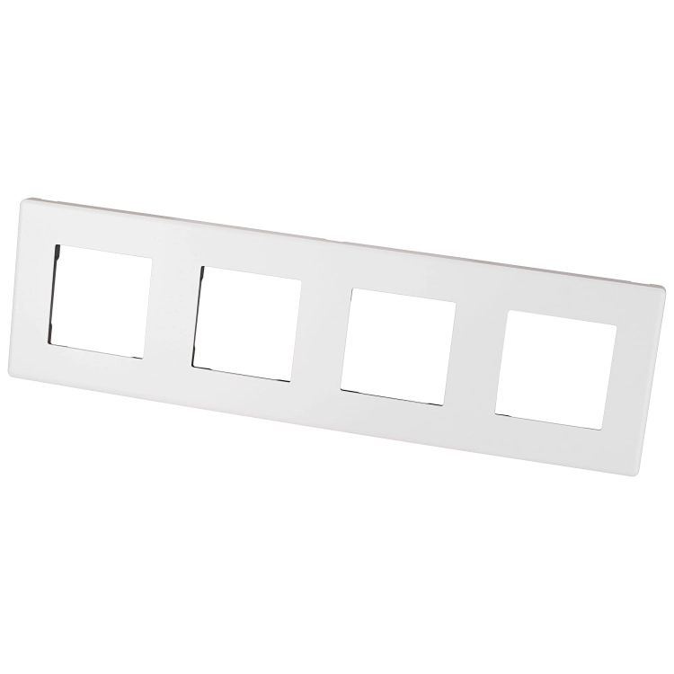 Vierfachrahmen Kunststoff Weiß Für Module
