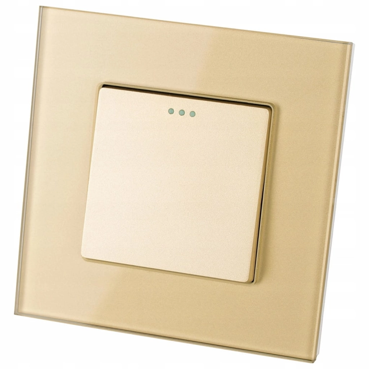 Schalter Ausschalter Einfach Klassisch Gold Set Mit Rahmen MIUUN
