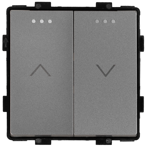 Modul Rollladenschalter Für Rollläden Jalousien Vorhänge Grau Für Rahmen