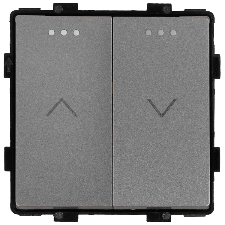 Modul Rollladenschalter Für Rollläden Jalousien Vorhänge Grau Für Rahmen