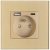 Steckdose Gold Doppel-USB-Ladesteckdose USB A+C 20W Set Mit Rahmen MIUUN