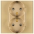 Doppelsteckdose Gold Schuko Set Mit Glasrahmen MIUUN