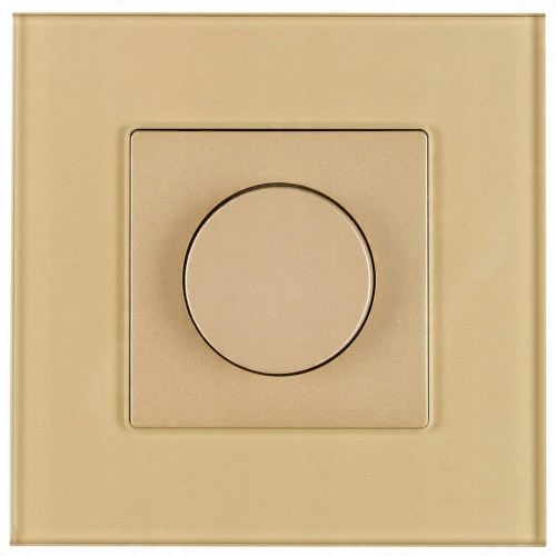Schalter Drehdimmer Für Licht Gold Set Mit Rahmen MIUUN