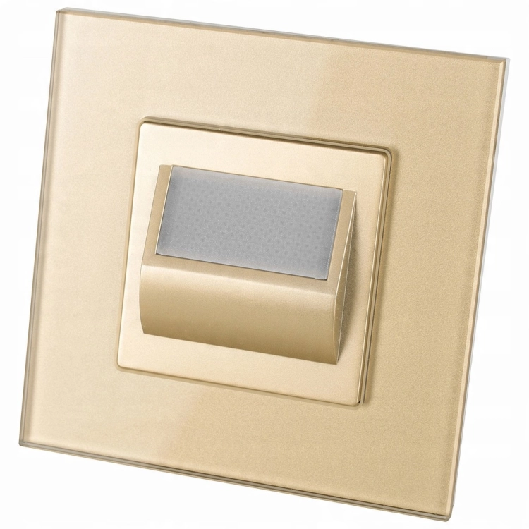 LED-Leuchte Boden- Treppen- Wandleuchte Gold Set Mit Rahmen MIUUN