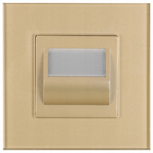 LED-Leuchte Boden- Treppen- Wandleuchte Gold Set Mit Rahmen MIUUN