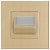 LED-Leuchte Boden- Treppen- Wandleuchte Gold Set Mit Rahmen MIUUN