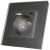 Steckdose Mit Erdungsstift Glas Grau + Doppel-USB-Ladesteckdose 20W Typ A+C
