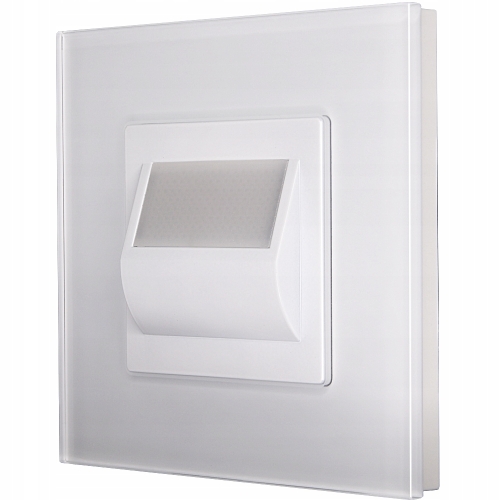 LED-Leuchte Boden Treppe Wand Weiß Set Mit Glasrahmen