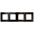 Glasrahmen Glanz Vierfach Schwarz Vertikal Horizontal Für Module MIUUN