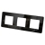 Glasrahmen Glanz Dreifach Schwarz Vertikal Horizontal Für Module MIUUN