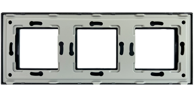 Glasrahmen Glanz Dreifach Schwarz Vertikal Horizontal Für Module MIUUN