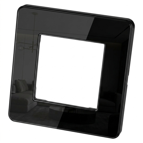 Glasrahmen Glanz Einfach Schwarz Vertikal Horizontal Für Module MIUUN