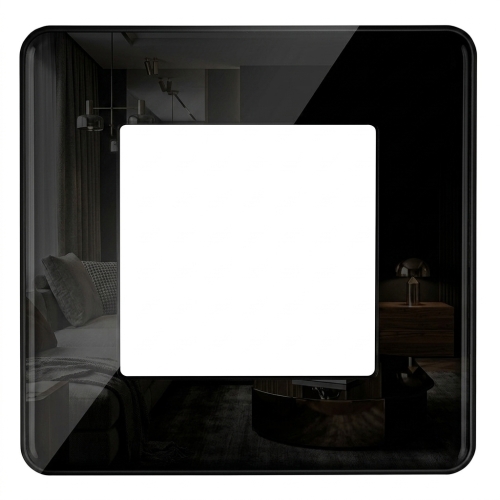 Glasrahmen Glanz Einfach Schwarz Vertikal Horizontal Für Module MIUUN