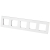 Kunststoffrahmen LINEA Fünffach Weiß Vertikal Horizontal Für Module MIUUN