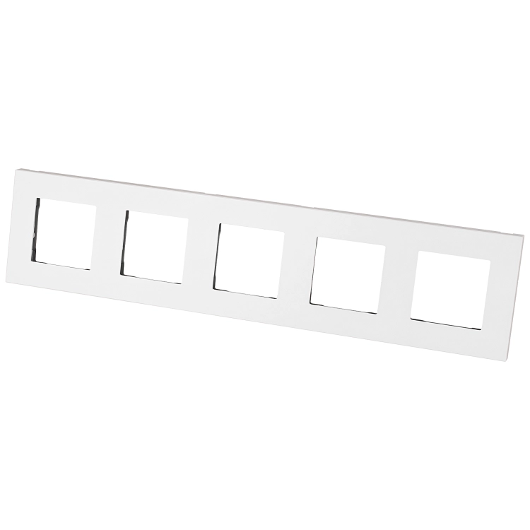 Kunststoffrahmen LINEA Fünffach Weiß Vertikal Horizontal Für Module MIUUN