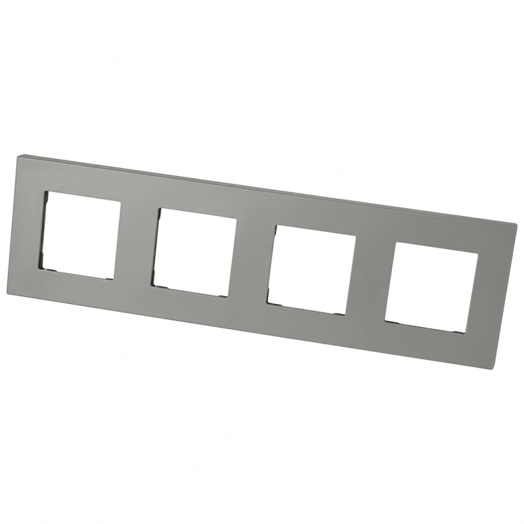 Kunststoffrahmen LINEA Vierfach Grau Vertikal Horizontal Für Module MIUUN