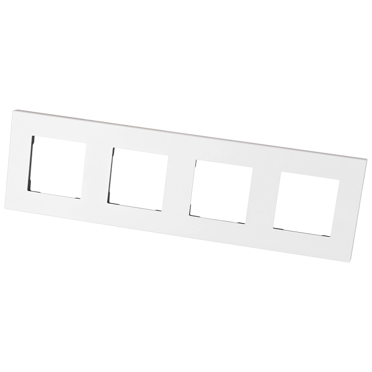 Kunststoffrahmen LINEA Vierfach Weiß Vertikal Horizontal Für Module MIUUN