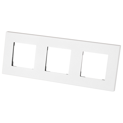 Kunststoffrahmen LINEA Dreifach Weiß Vertikal Horizontal Für Module MIUUN