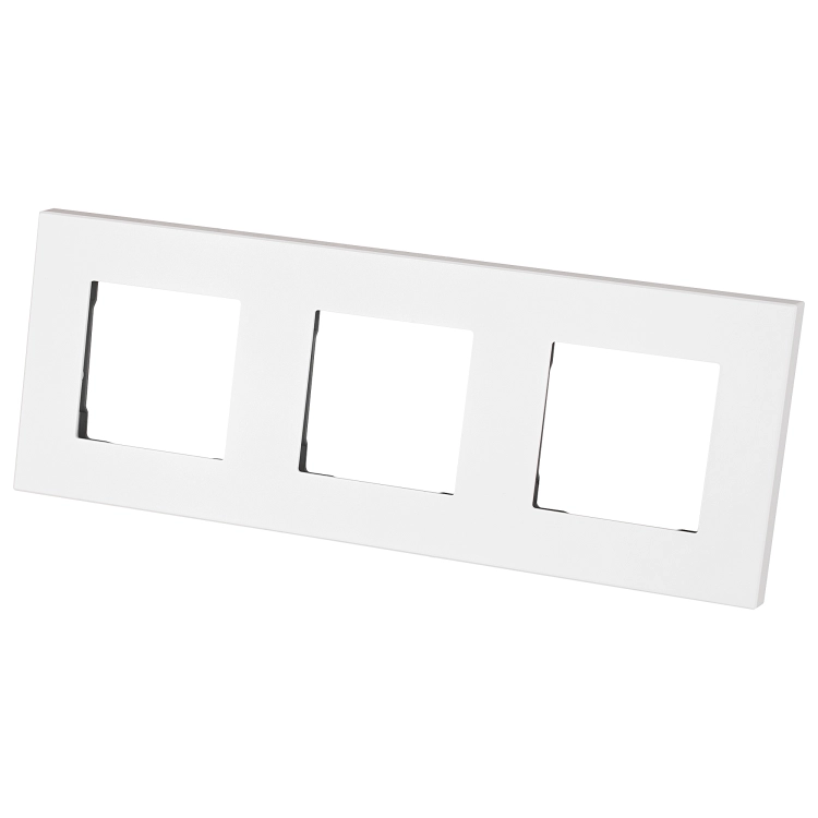 Kunststoffrahmen LINEA Dreifach Weiß Vertikal Horizontal Für Module MIUUN