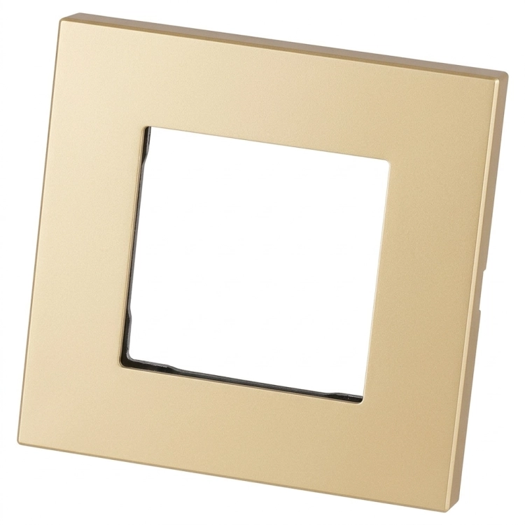 Kunststoffrahmen LINEA Einfach Gold Vertikal Horizontal Für Module MIUUN