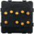 Schalter Dreifach-Wechselschalter Schwarz Set Mit Rahmen MIUUN