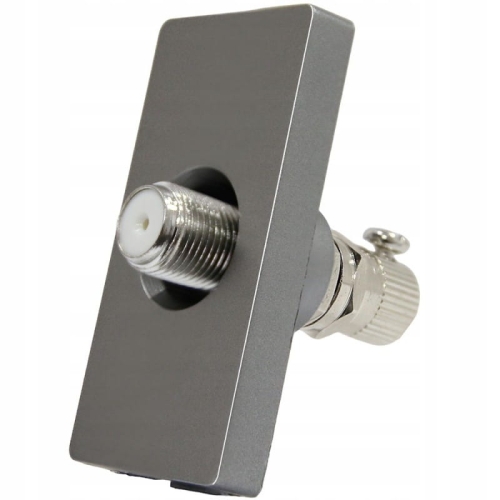 Modul SAT-Antennendose Typ F Mit Gewinde Für Rahmen