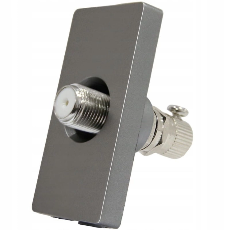 Modul SAT-Antennendose Typ F Mit Gewinde Für Rahmen