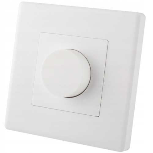 Mechanischer Lichtdimmer Weiß Set Mit PVC-Rahmen MIUUN