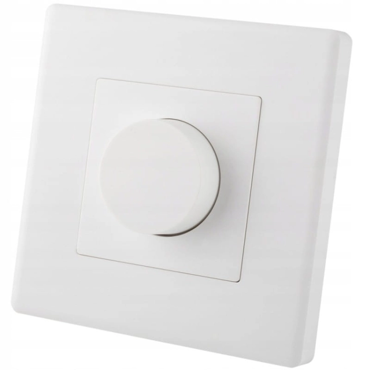 Mechanischer Lichtdimmer Weiß Set Mit PVC-Rahmen MIUUN