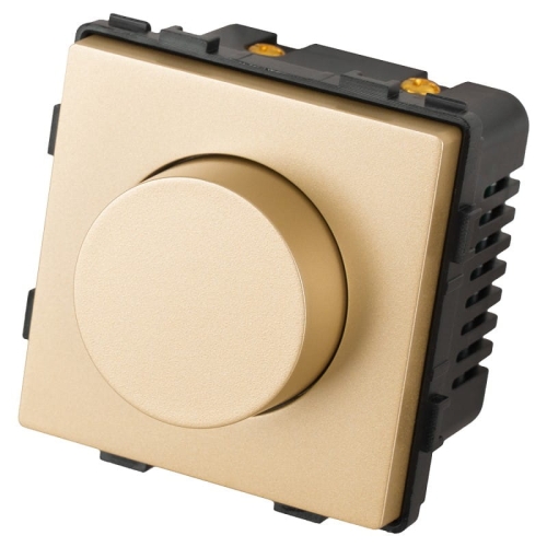 Modul Schalter Drehdimmer Für Licht Gold Für Rahmen