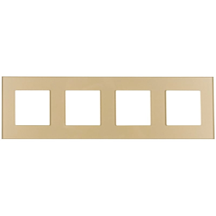 Glasrahmen Vierfach Gold Für Module MIUUN