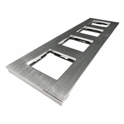 Vierfachrahmen Aluminium Vierfach