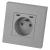 Kunststoff-Steckdose LINEA + Doppeltes USB C+C-Ladegerät 20W Grau MIUUN
