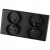 Doppelsteckdose Schwarz Set PVC-Doppelrahmen Und 2 X Doppelsteckdose