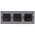 Steckdose Dreifach Kunststoff LINEA Gold Schuko Dreifachrahmen Und 3 X Steckdose