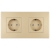 Steckdose Doppel Kunststoff LINEA Schuko Gold Und Doppelrahmen 2 X Steckdose