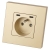 Steckdose Kunststoff LINEA + Doppelte USB-C+C-Ladesteckdose 20W Gold MIUUN