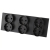 Steckdose Dreifach Kunststoff LINEA Schwarz Schuko Dreifachrahmen Und 3 X Steckdose