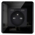 Steckdose Glas Hochglanz + Doppelte USB-Ladesteckdose C+C 20W Schwarz MIUUN