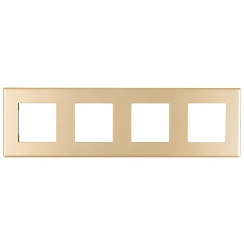 Vierfachrahmen Kunststoff Gold Für Module