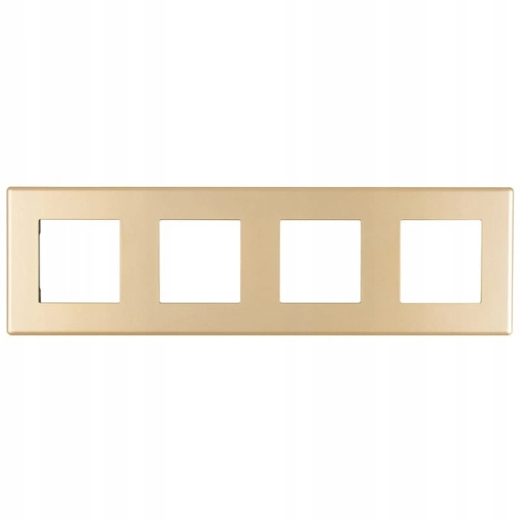 Vierfachrahmen Kunststoff Gold Für Module