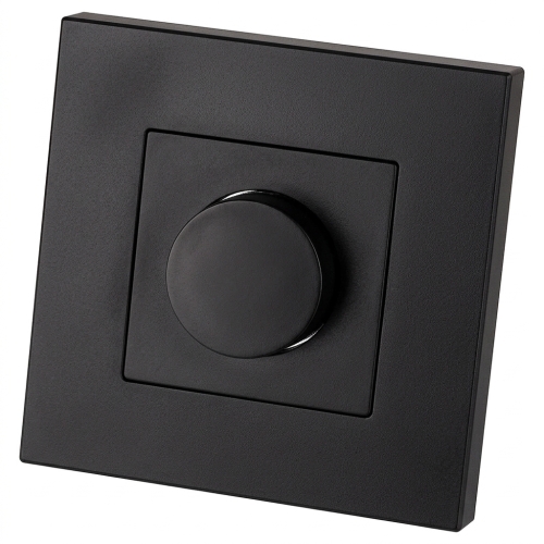 Schalter Drehdimmer Für Licht Kunststoff LINEA Schwarz MIUUN