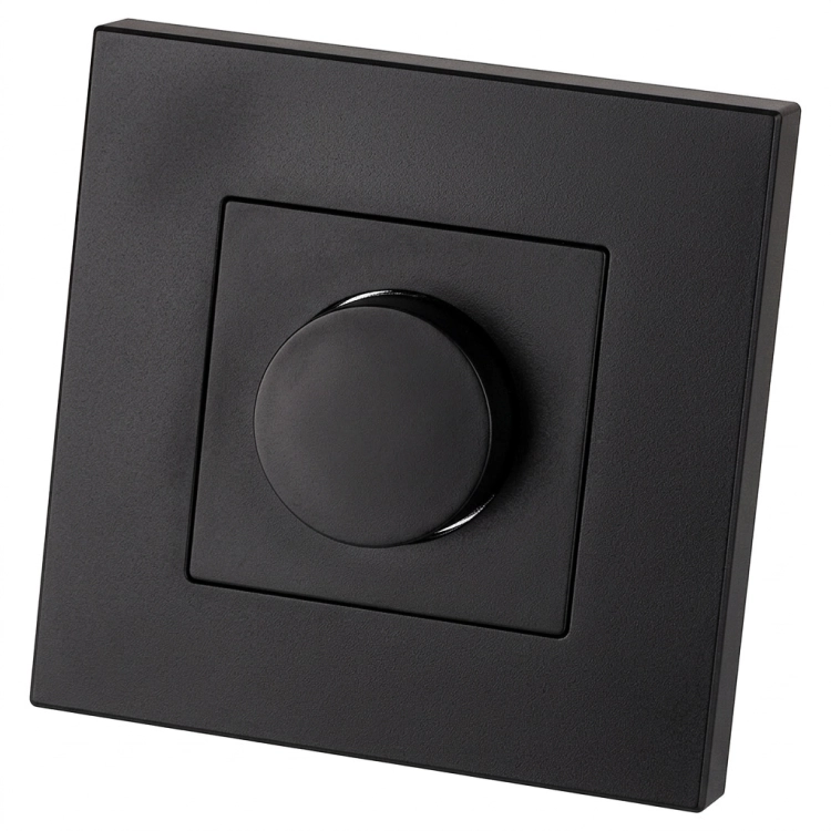 Schalter Drehdimmer Für Licht Kunststoff LINEA Schwarz MIUUN