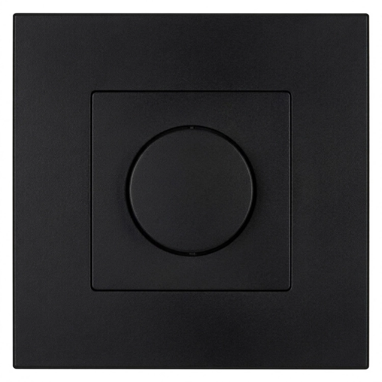 Schalter Drehdimmer Für Licht Kunststoff LINEA Schwarz MIUUN